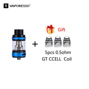 Original Vaporesso NRG Tank Vaporizer 5ml RTA Atomizer With GT4 GT8 Core Coil extra 3pcs GT CCELL Coil Head
