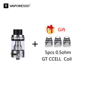 Original Vaporesso NRG Tank Vaporizer 5ml RTA Atomizer With GT4 GT8 Core Coil extra 3pcs GT CCELL Coil Head