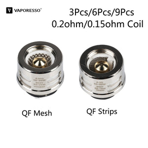 3pcs/6pcs/9pcs Original Vaporesso Mesh Coil Head 0.2ohm 0.15ohm Vape Atomizer
